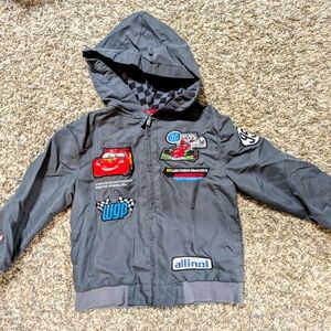 Vintage Disney Gray Cars Kids Jacket